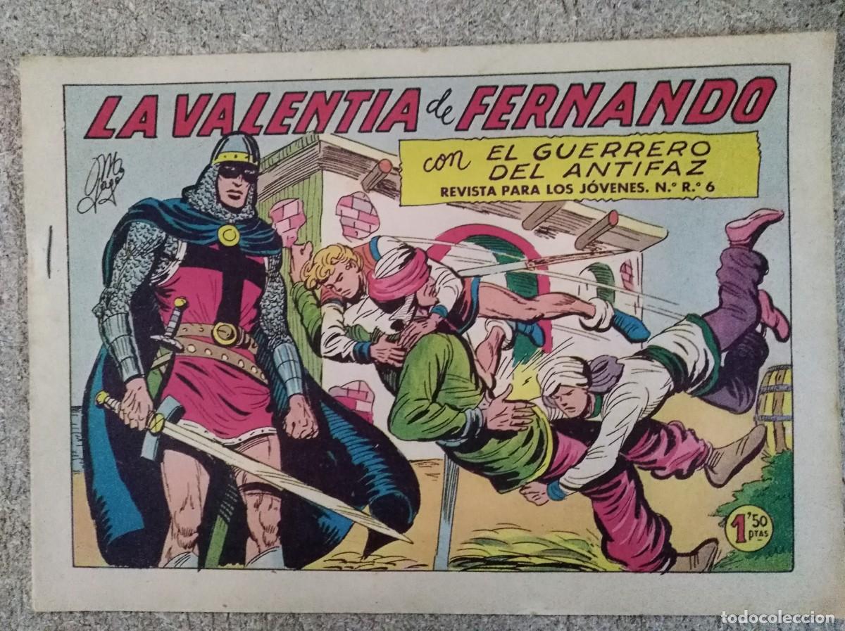 Tebeos: El Guerrero del Antifaz 313.La valentia de Fernando.Editorial Valenciana