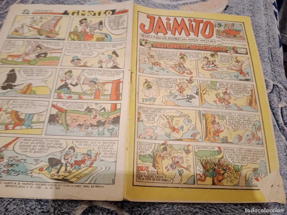 Tebeos: JAIMITO N&ordm;666 EDEITORIAL VALENCIANA 1962