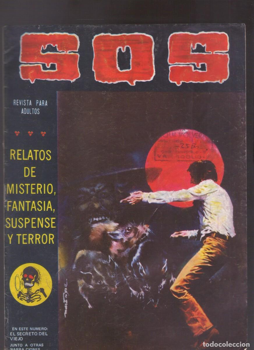 Tebeos: Ac. S.O.S. Revista para adultos N&ordm;. 12 - II &Eacute;poca. Relatos de misterio, fantas&iacute;a, suspense y terror