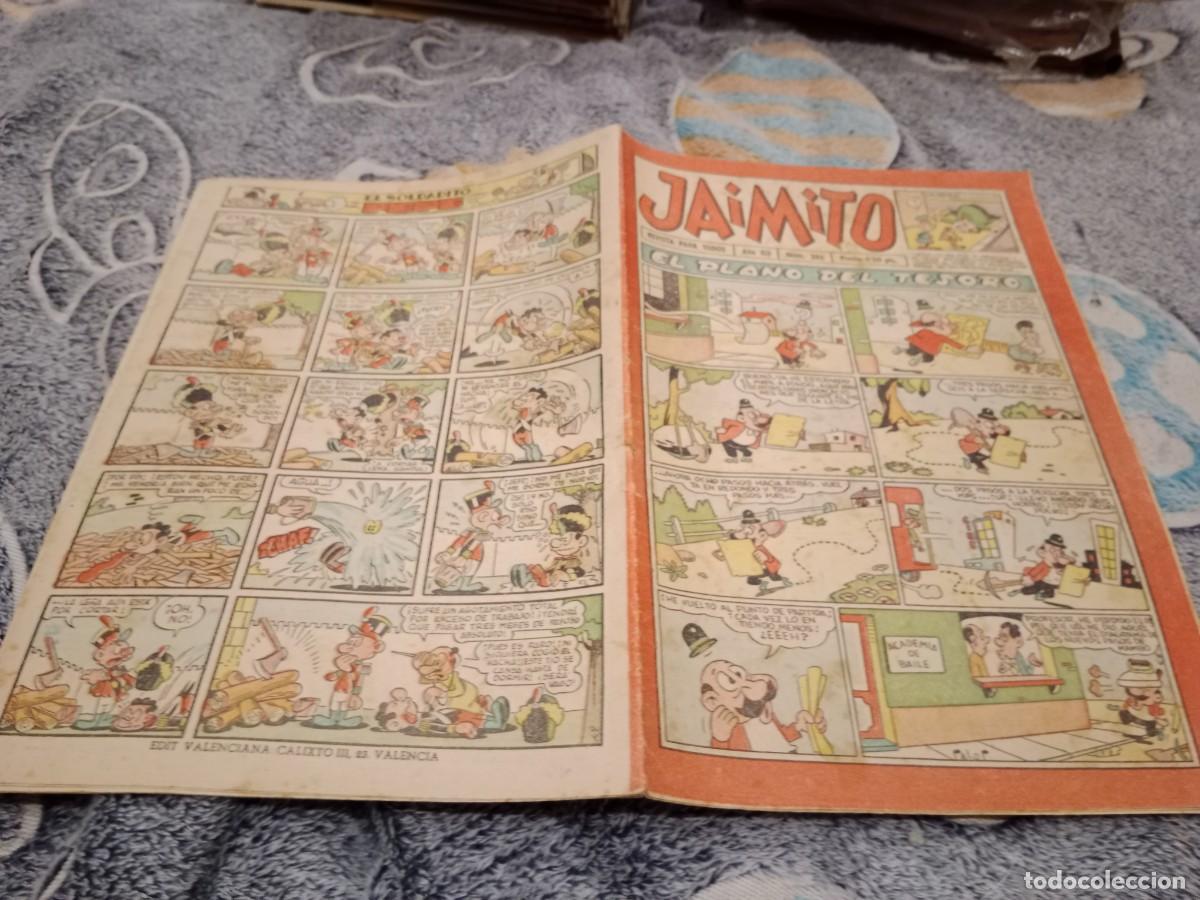 Tebeos: JAIMITO N&ordm; 386 EL PLANO DEL TESORO - EDITORIAL VALENCIANA 1957