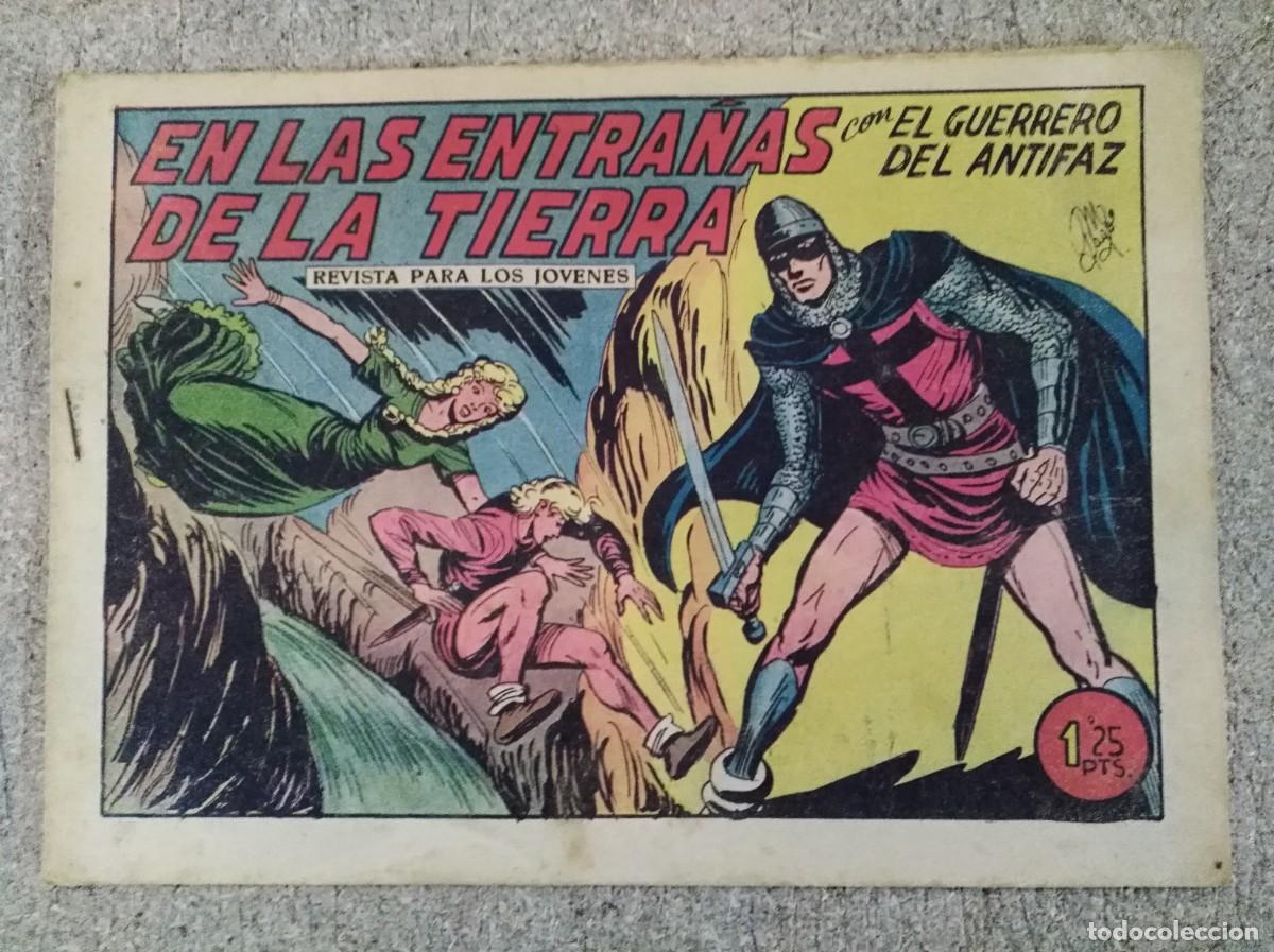 Tebeos: El Guerrero del Antifaz 287.En las entra&ntilde;as de la tierra.Editorial Valenciana