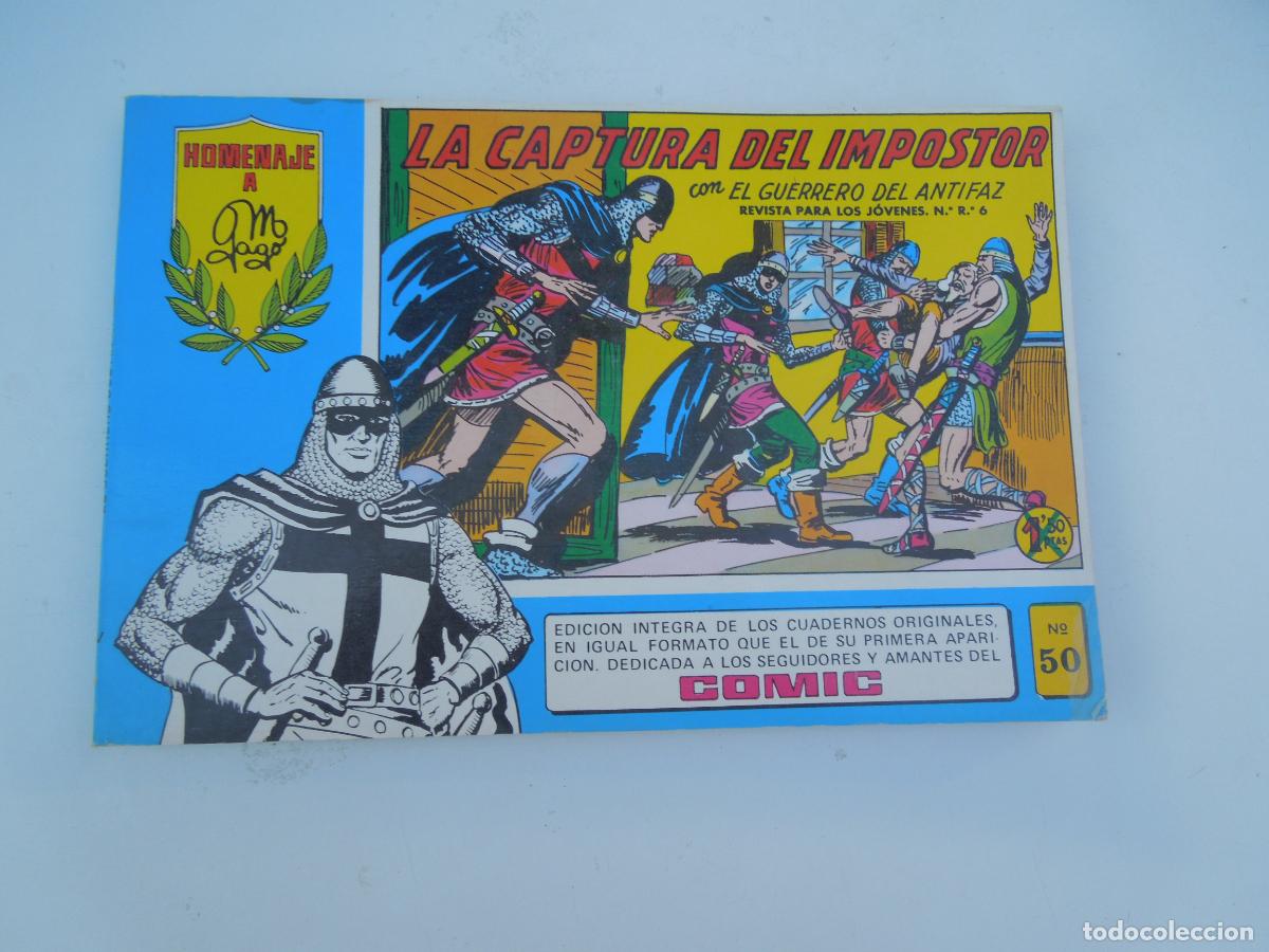 Tebeos: EL GUERRERO DEL ANTIFAZ - LA CAPTURA DEL IMPOSTOR - N&ordm; 50 - EDITORA VALENCIANA 1982.