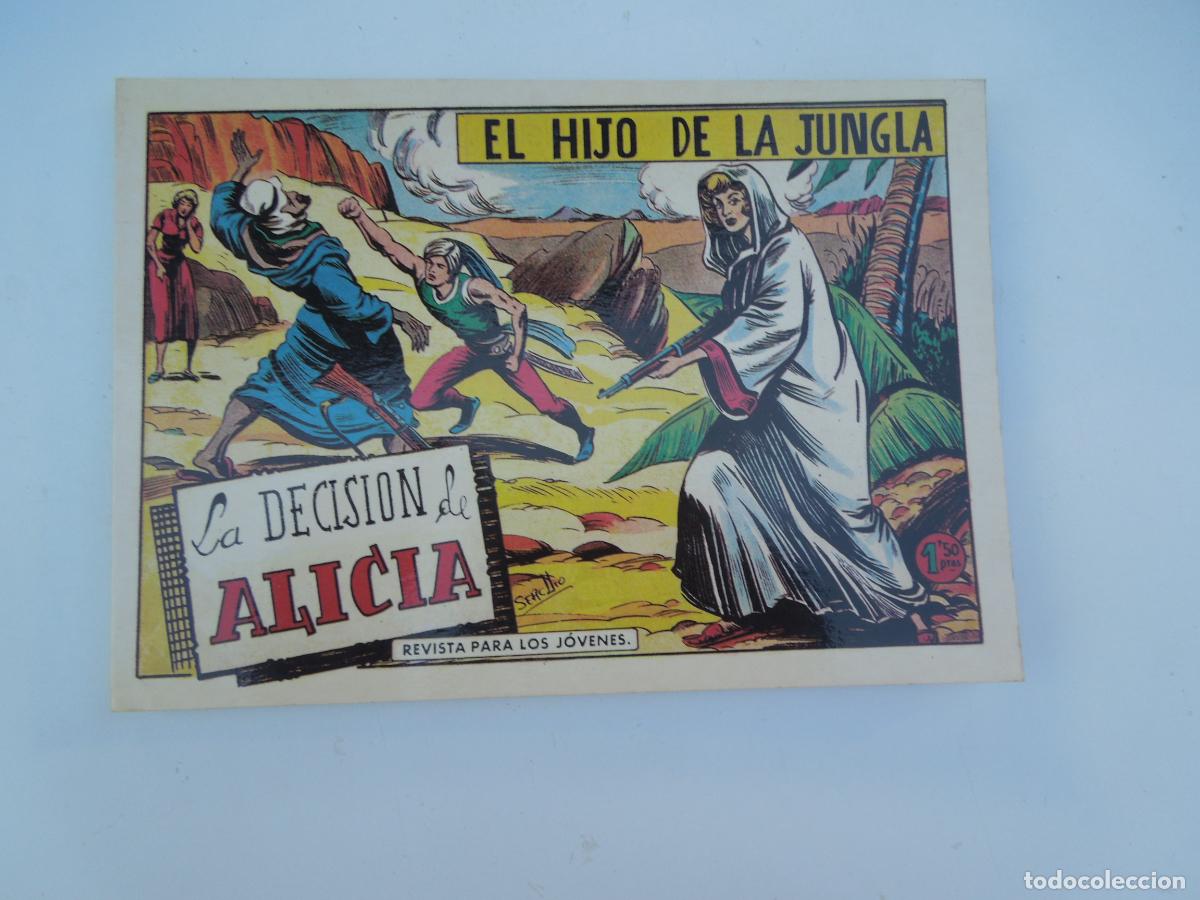 Tebeos: EL HIJO DE LA JUNGLA - LA DECISI&Oacute;N DE ALICIA - N&ordm; 19 - EDICIONES JLA 1988. FACSIMIL.