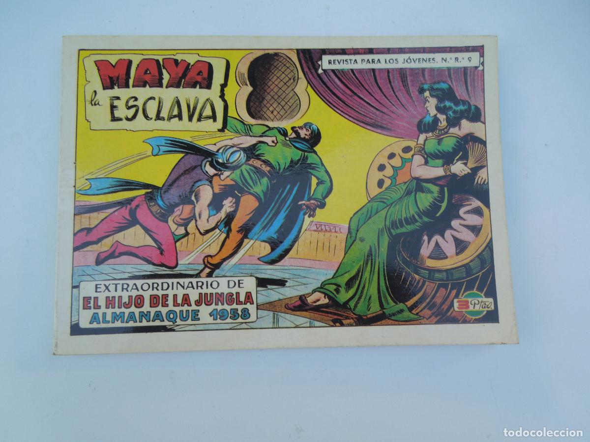 Tebeos: EL HIJO DE LA JUNGLA-EXTRAORDINARIO-ALMANAQUE 1958-MAYA LA ESCLAVA-N&ordm;7-EDICIONES JLA 1986.FACSIMIL.