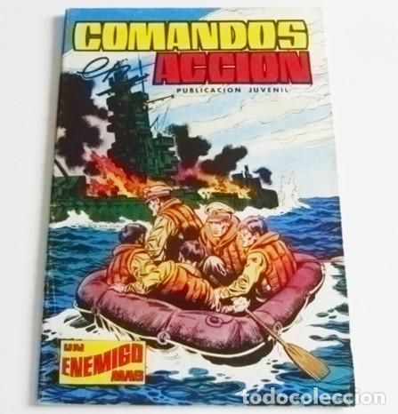 Tebeos: COMANDOS EN ACCI&Oacute;N 22 - UN ENEMIGO M&Aacute;S - C&Oacute;MIC DE A&Ntilde;OS 80 - AVENTURA B&Eacute;LICA - EDITORIAL VALENCIANA