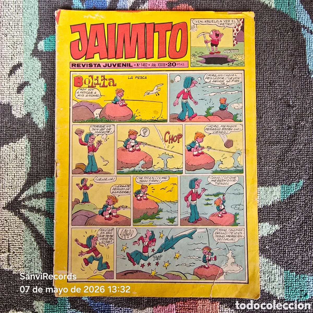 Tebeos: JAIMITO, REVISTA JUVENIL 1482 (A&Ntilde;O XXXIII)
