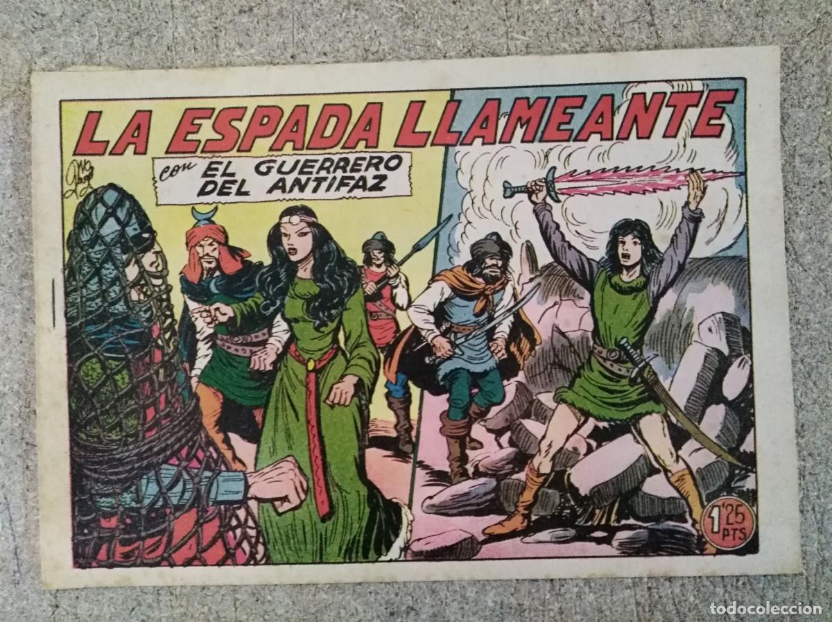 Tebeos: El Guerrero del Antifaz 277.La espada Llameante.Editorial Valenciana