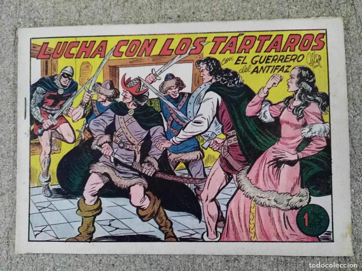 Tebeos: El Guerrero del Antifaz 263.Lucha con los Tartaros.Editorial Valenciana