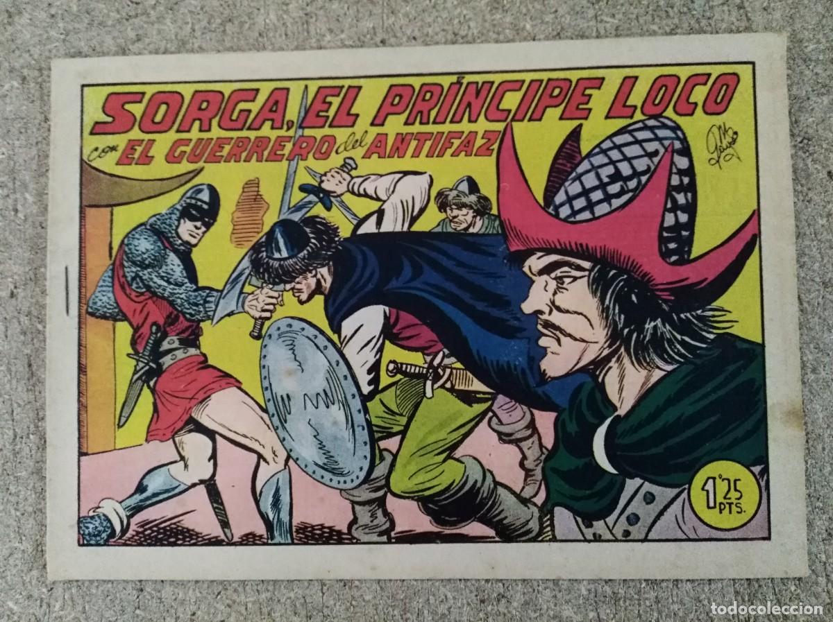 Tebeos: El Guerrero del Antifaz 262.Sorga, el Principe Loco.Editorial Valenciana