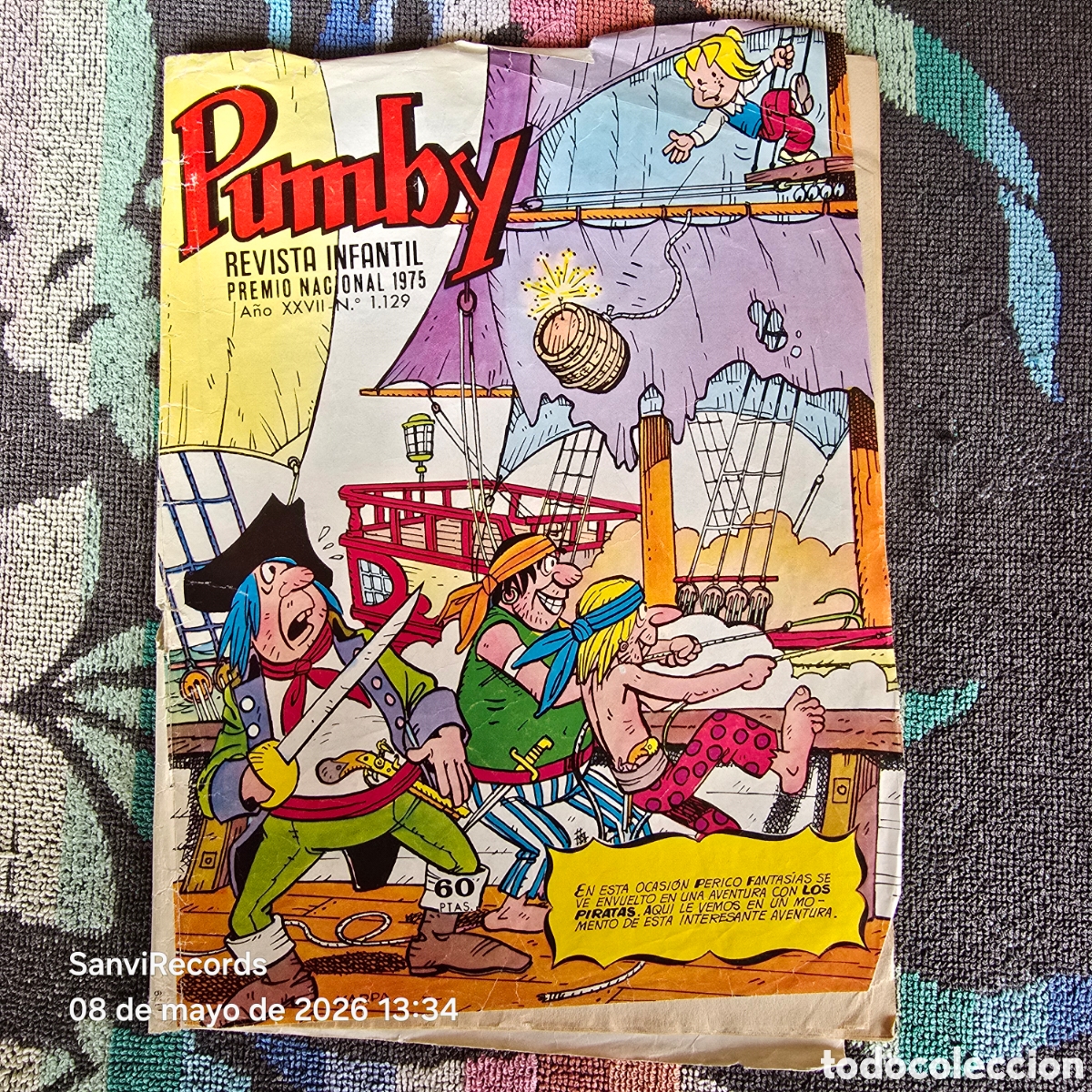Tebeos: PUMBY, REVISTA INFANTIL 1129 (A&Ntilde;O XXVII) (VALENCIANA)