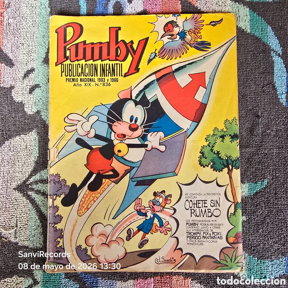 Tebeos: PUMBY, REVISTA INFANTIL 836 (A&Ntilde;O XIX) (VALENCIANA)
