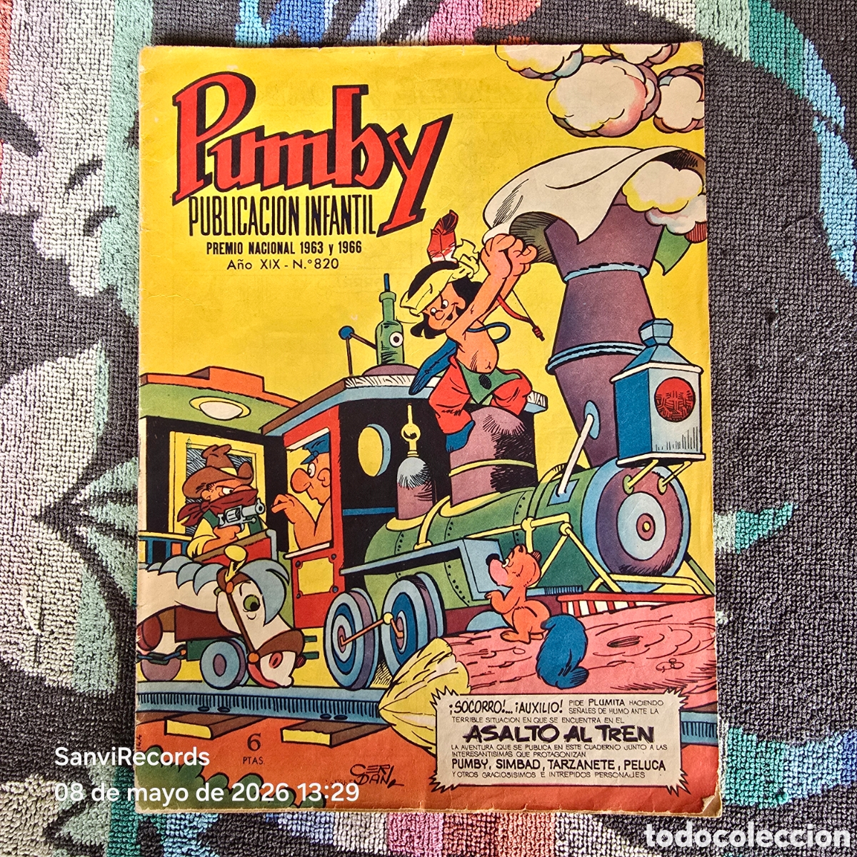 Tebeos: PUMBY, REVISTA INFANTIL 820 (A&Ntilde;O XIX) (VALENCIANA)