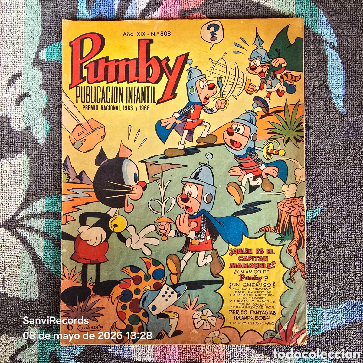 Tebeos: PUMBY, REVISTA INFANTIL 808 (A&Ntilde;O XIX) (VALENCIANA)