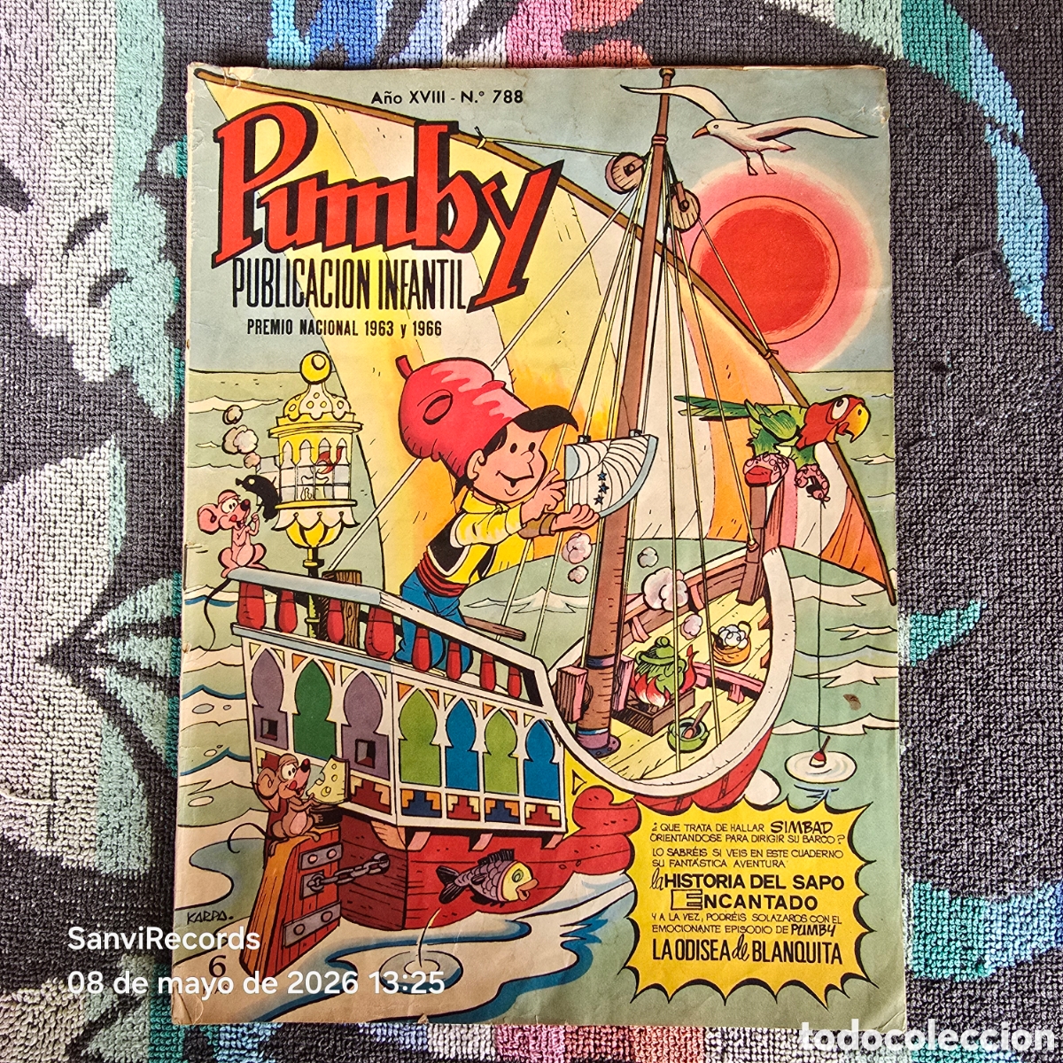 Tebeos: PUMBY, REVISTA INFANTIL 788 (A&Ntilde;O XVIII) (VALENCIANA)
