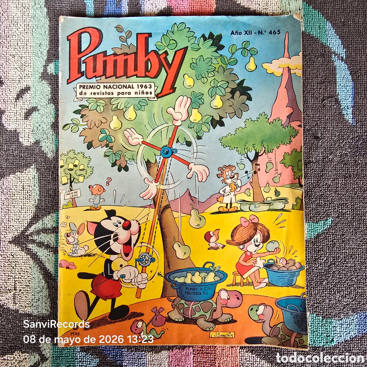 Tebeos: PUMBY, REVISTA INFANTIL 465 (A&Ntilde;O XII) (VALENCIANA)