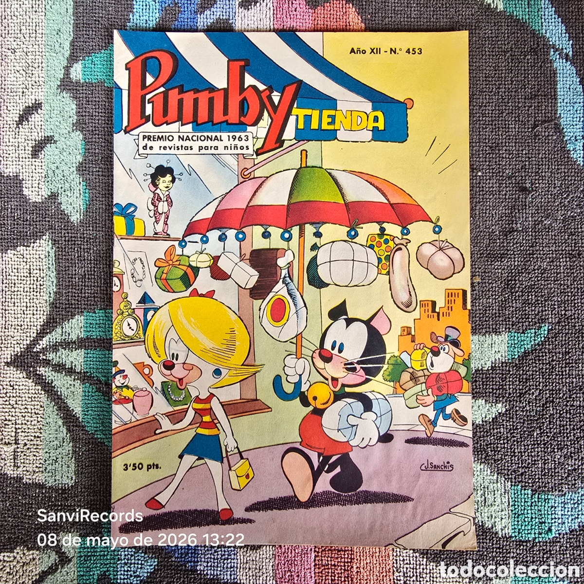 Tebeos: PUMBY, REVISTA INFANTIL 453 (A&Ntilde;O XII) (VALENCIANA)