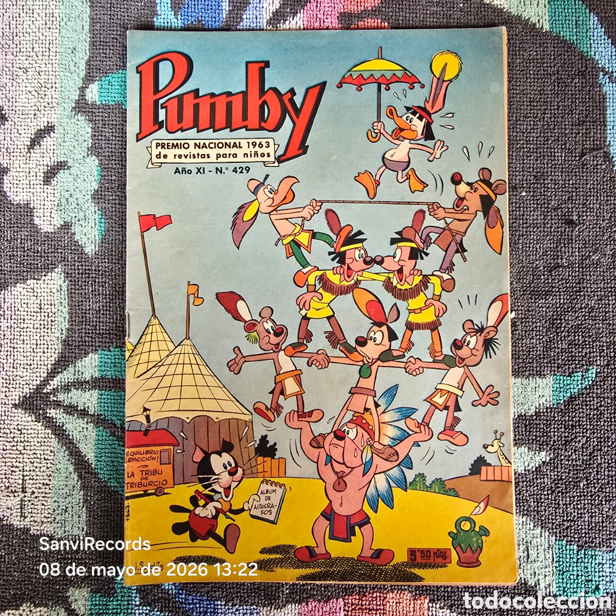 Tebeos: PUMBY, REVISTA INFANTIL 429 (A&Ntilde;O XI) (VALENCIANA)