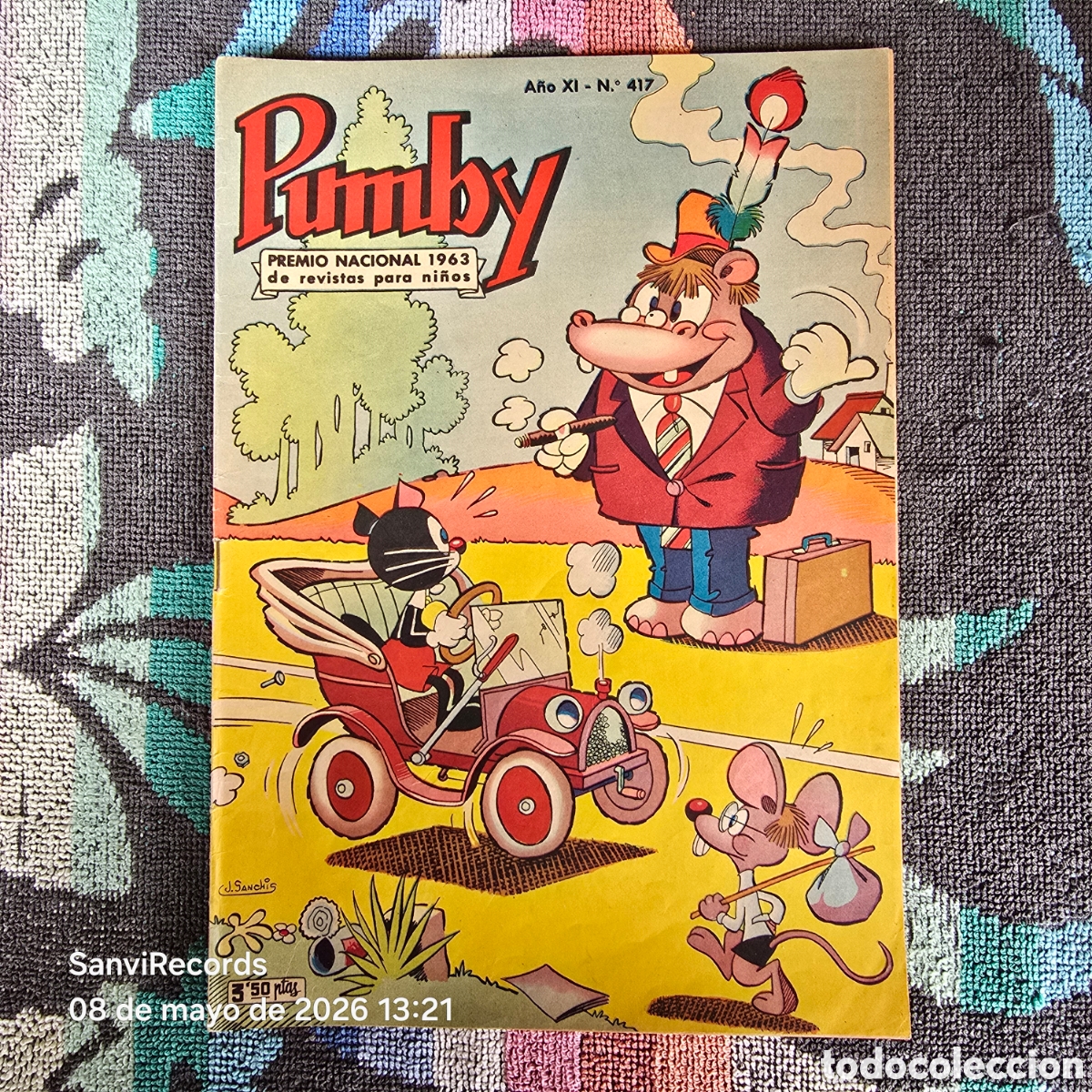 Tebeos: PUMBY, REVISTA INFANTIL 417 (A&Ntilde;O XI) (VALENCIANA)