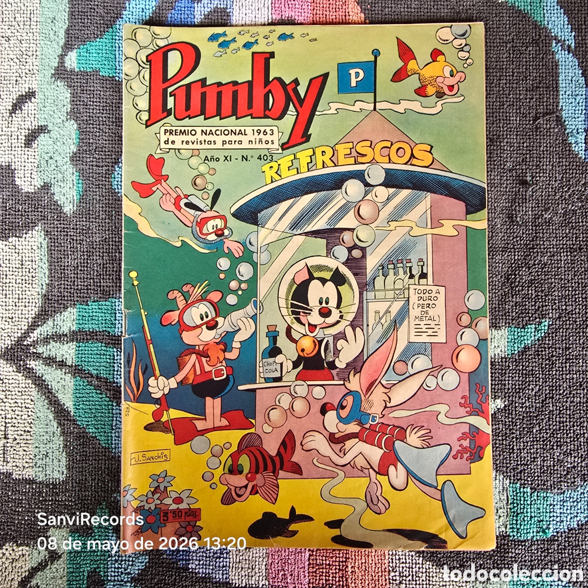 Tebeos: PUMBY, REVISTA INFANTIL 403 (A&Ntilde;O XI) (VALENCIANA)