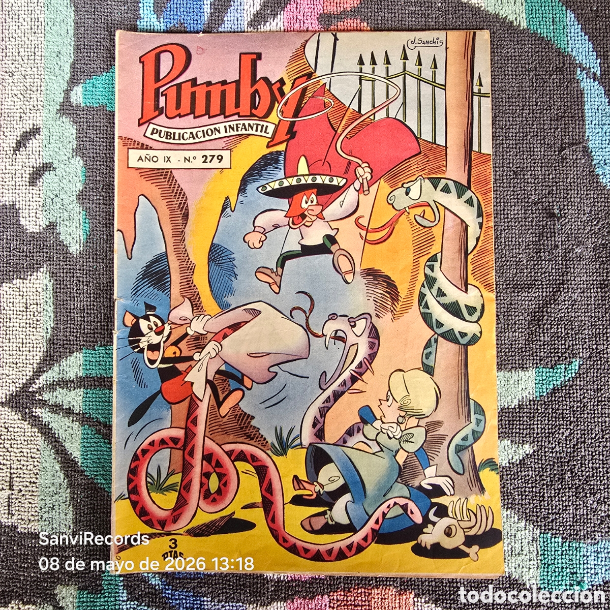 Tebeos: PUMBY, PUBLICACI&Oacute;N INFANTIL 279 (A&Ntilde;O IX) (VALENCIANA)