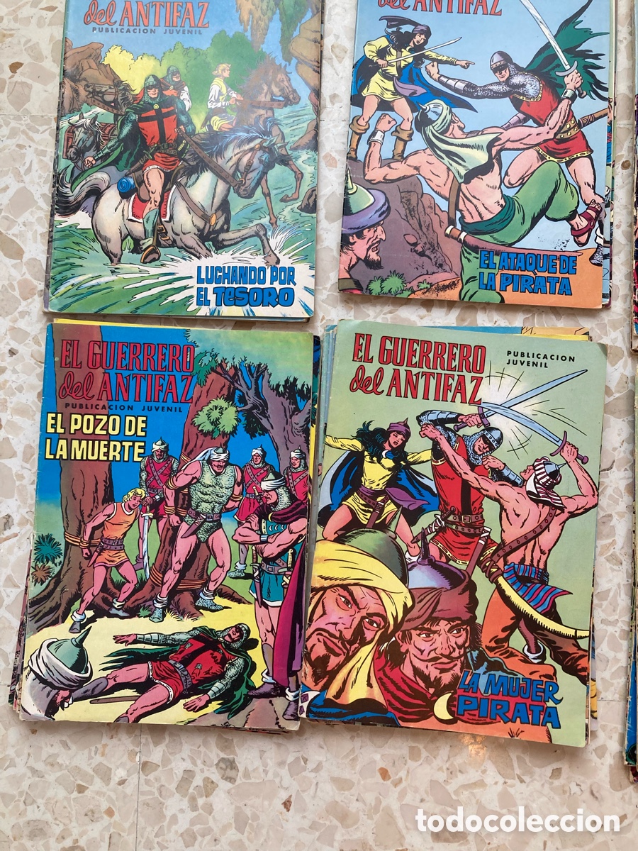 Tebeos: C&oacute;mic Guerrero del Antifaz de los 80 - Foto 2