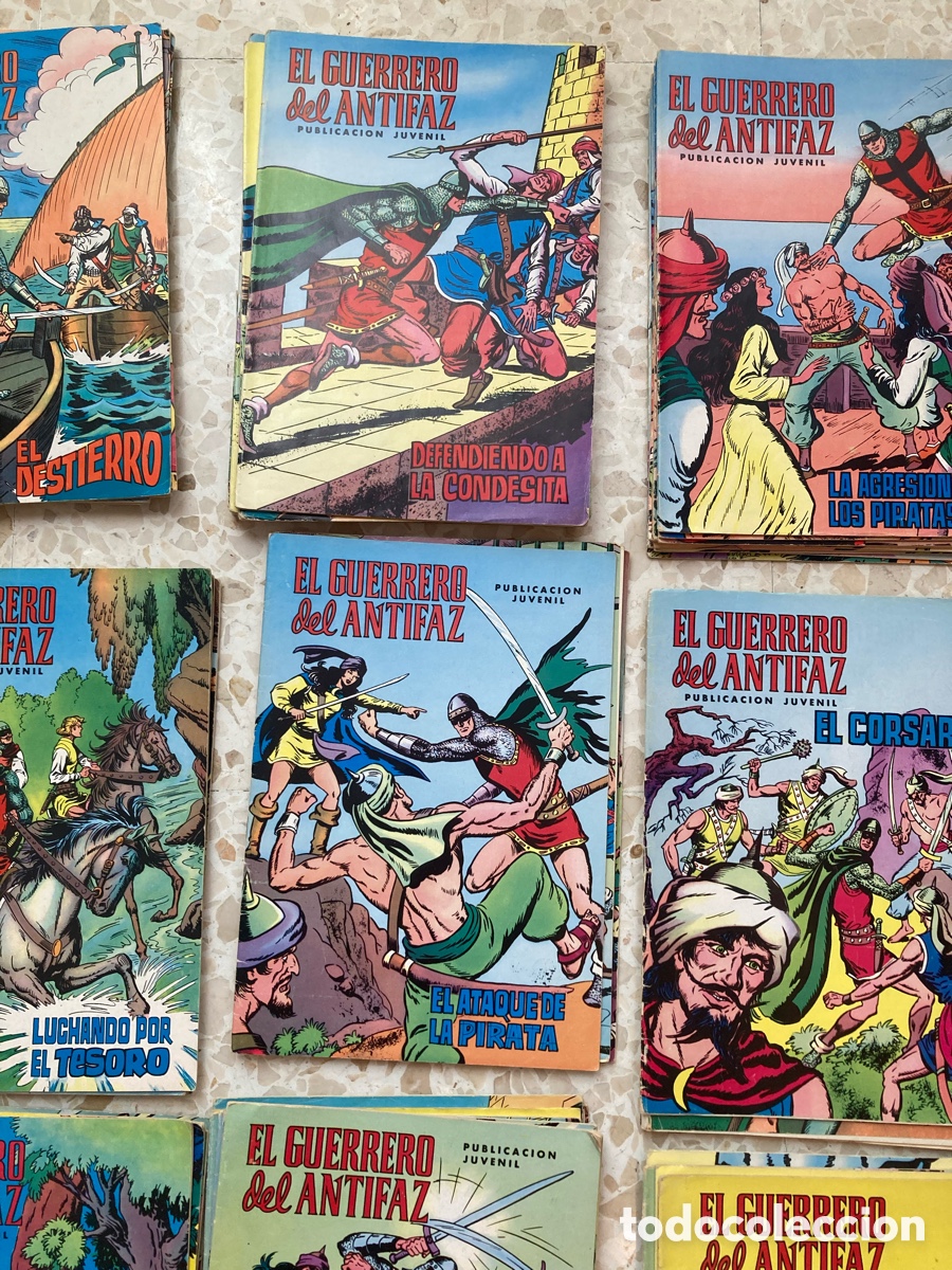 Tebeos: C&oacute;mic Guerrero del Antifaz de los 80 - Foto 5