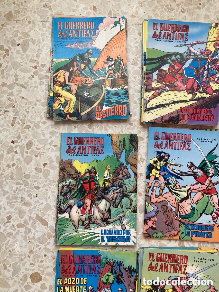 Tebeos: C&oacute;mic Guerrero del Antifaz de los 80 - Foto 6