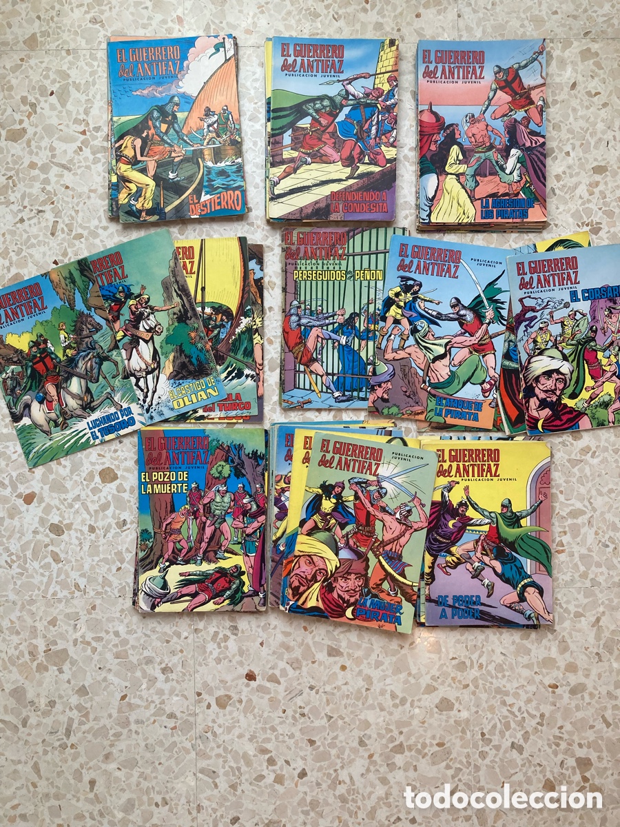 Tebeos: C&oacute;mic Guerrero del Antifaz de los 80 - Foto 8