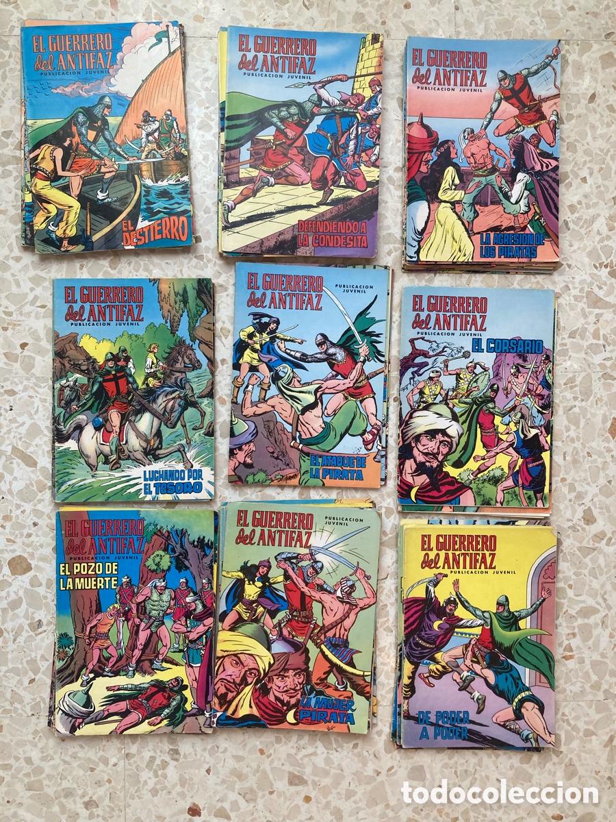 Tebeos: C&oacute;mic Guerrero del Antifaz de los 80 - Foto 1