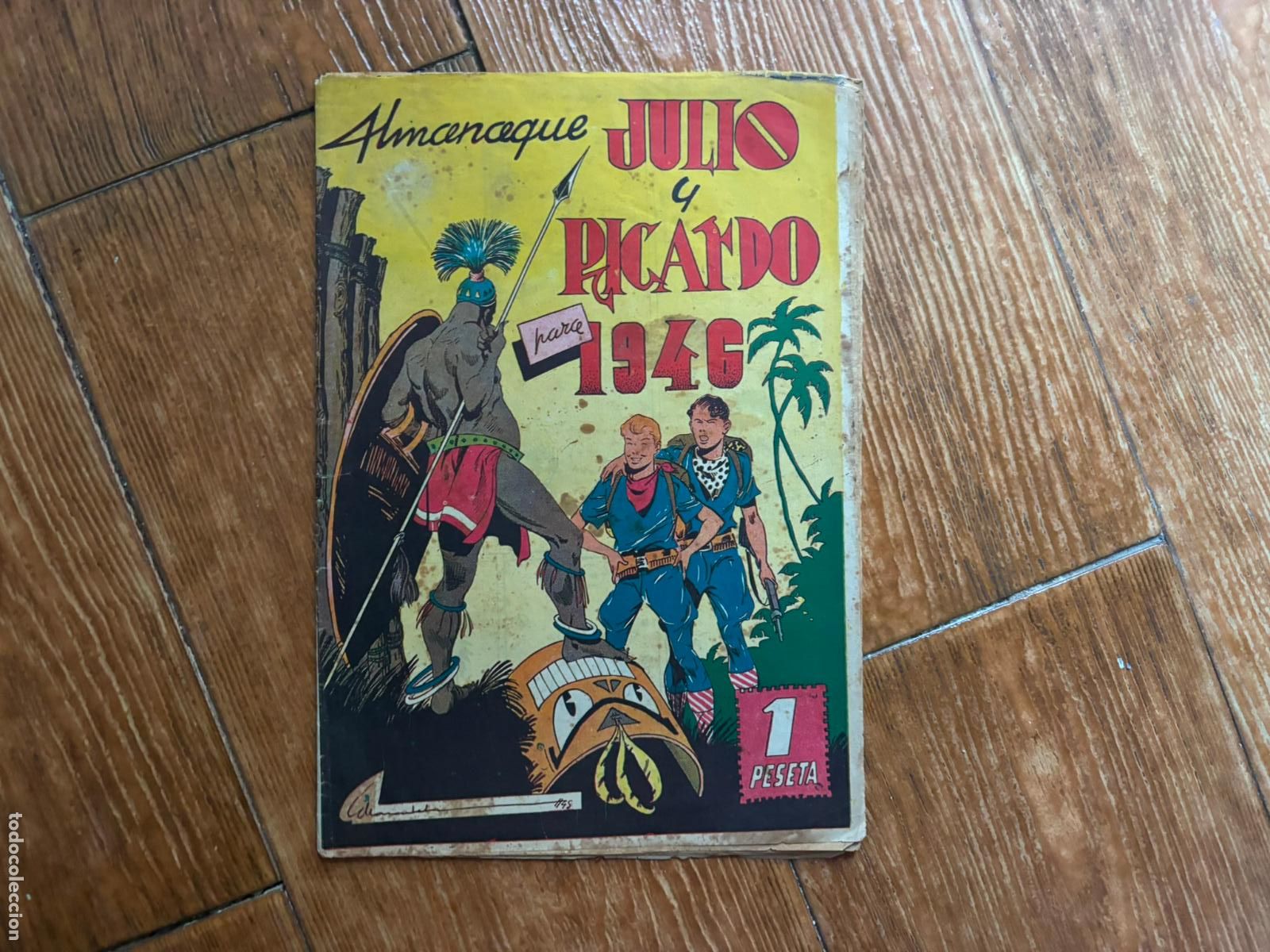 Tebeos: JULIO Y RICARDO ALMANAQUE 1946 EDITORIAL VALENCIANA ORIGINAL