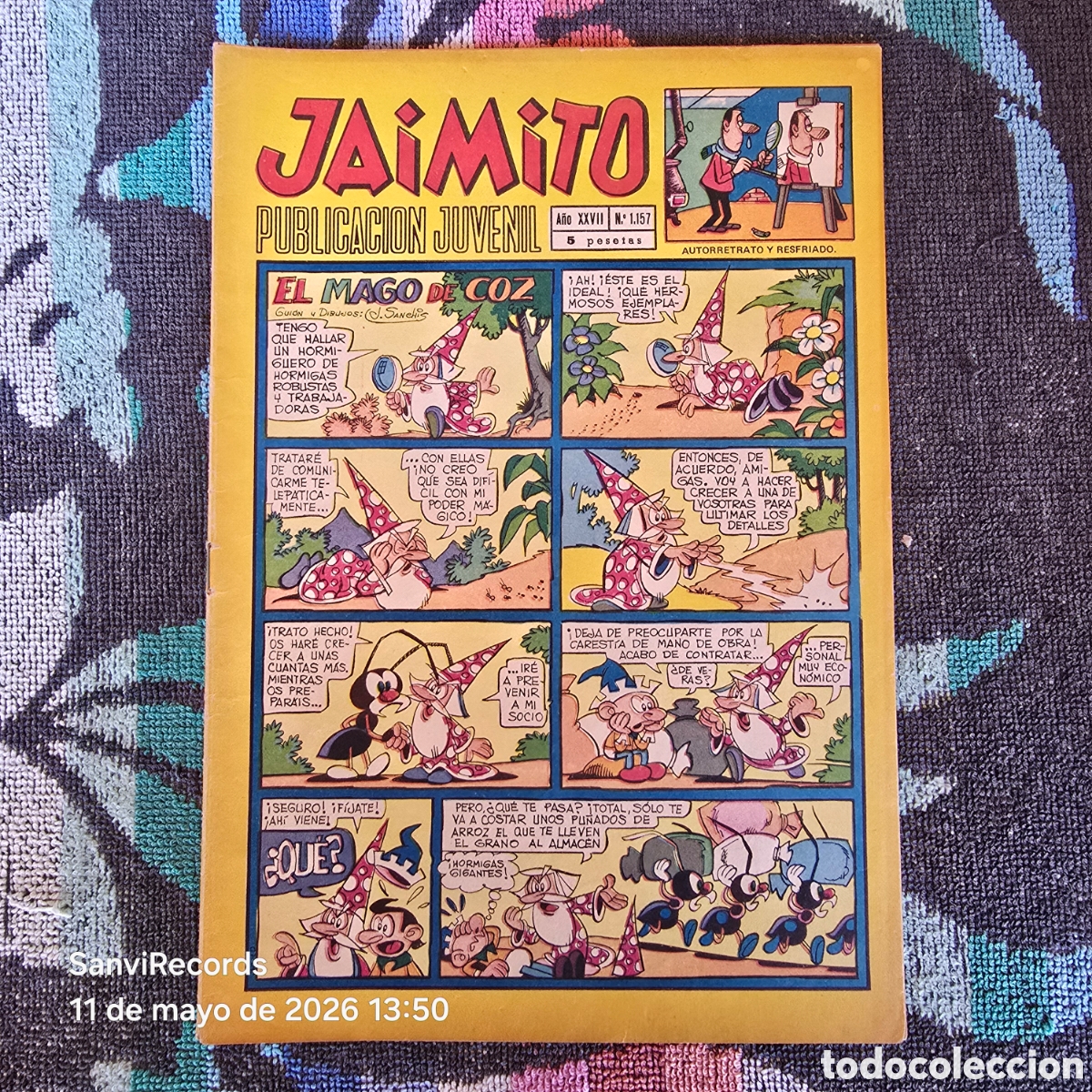 Tebeos: JAIMITO, PUBLICACI&Oacute;N JUVENIL 1157 (A&Ntilde;O XXVII) (VALENCIANA)