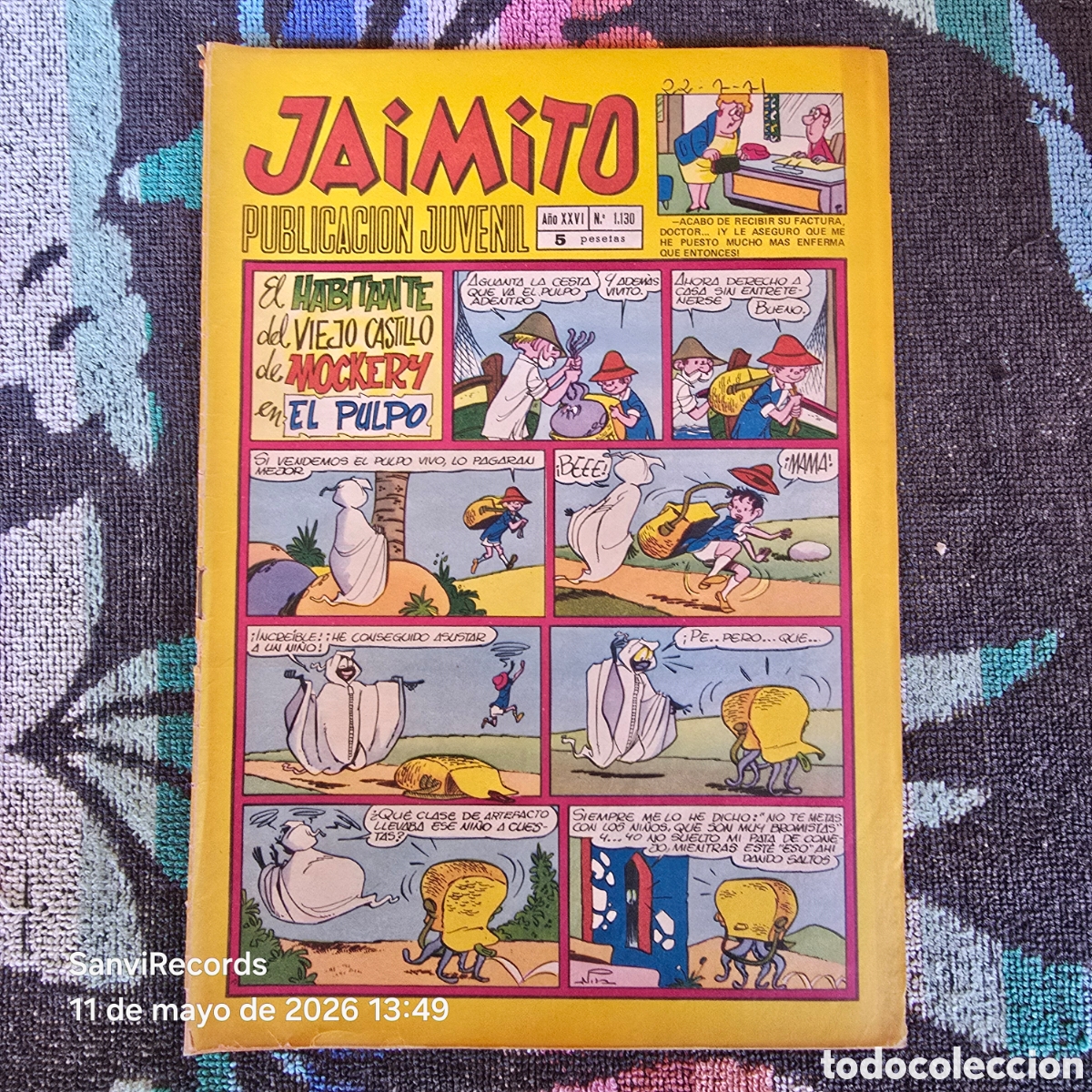 Tebeos: JAIMITO, PUBLICACI&Oacute;N JUVENIL 1130 (A&Ntilde;O XXVI) (VALENCIANA)
