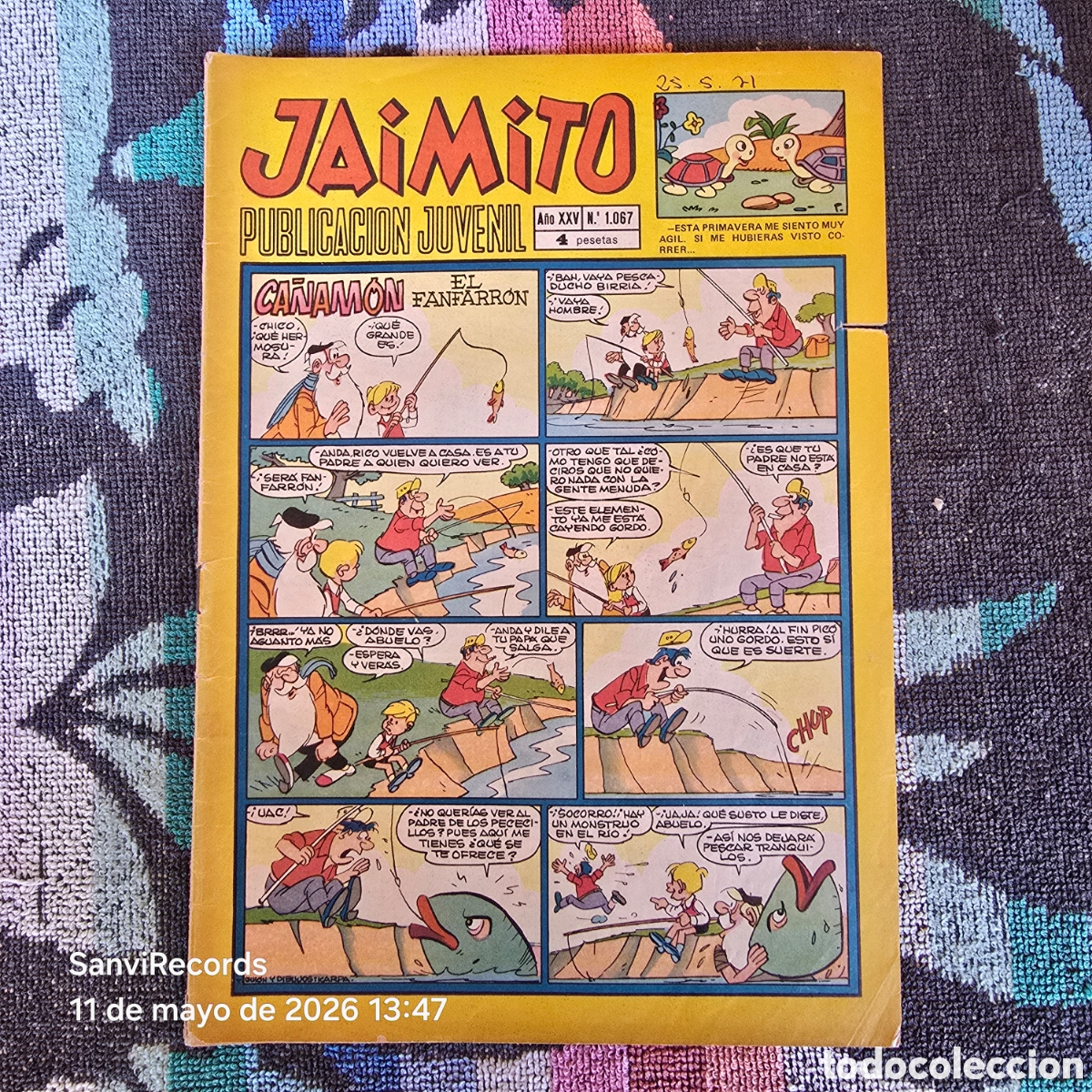 Tebeos: JAIMITO, PUBLICACI&Oacute;N JUVENIL 1067 (A&Ntilde;O XXV) (VALENCIANA)