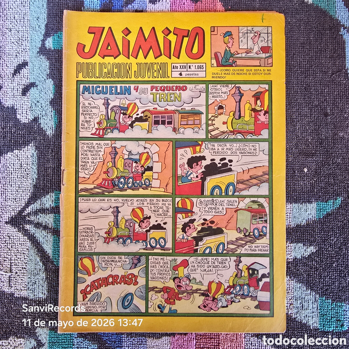 Tebeos: JAIMITO, PUBLICACI&Oacute;N JUVENIL 1065 (A&Ntilde;O XXV) (VALENCIANA)