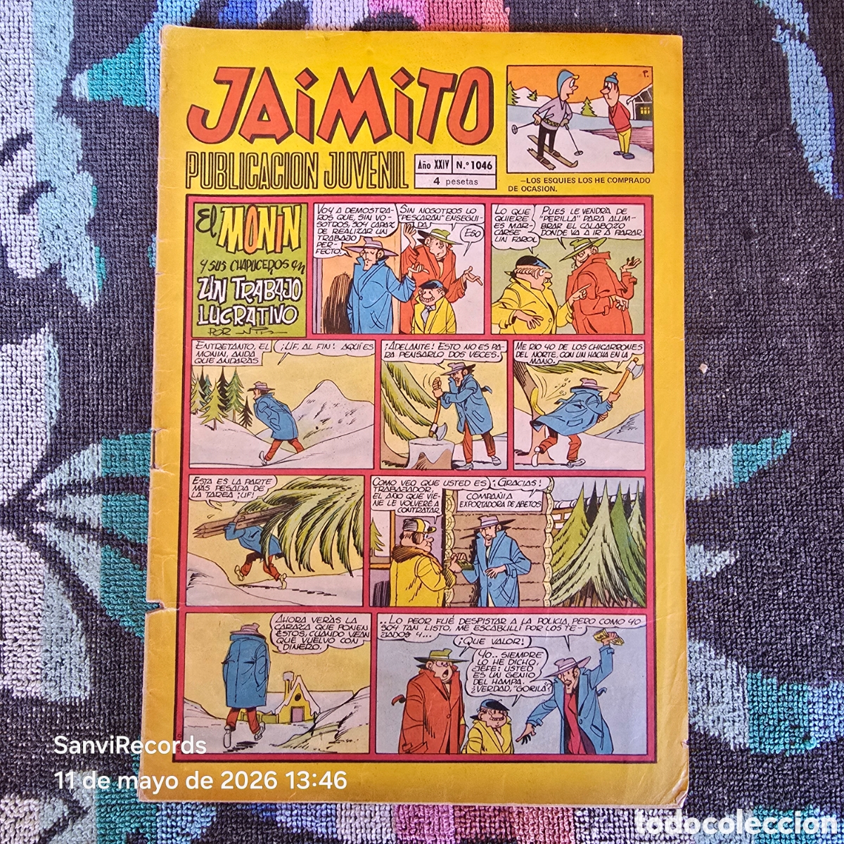 Tebeos: JAIMITO, PUBLICACI&Oacute;N JUVENIL 1046 (A&Ntilde;O XXIV) (VALENCIANA)