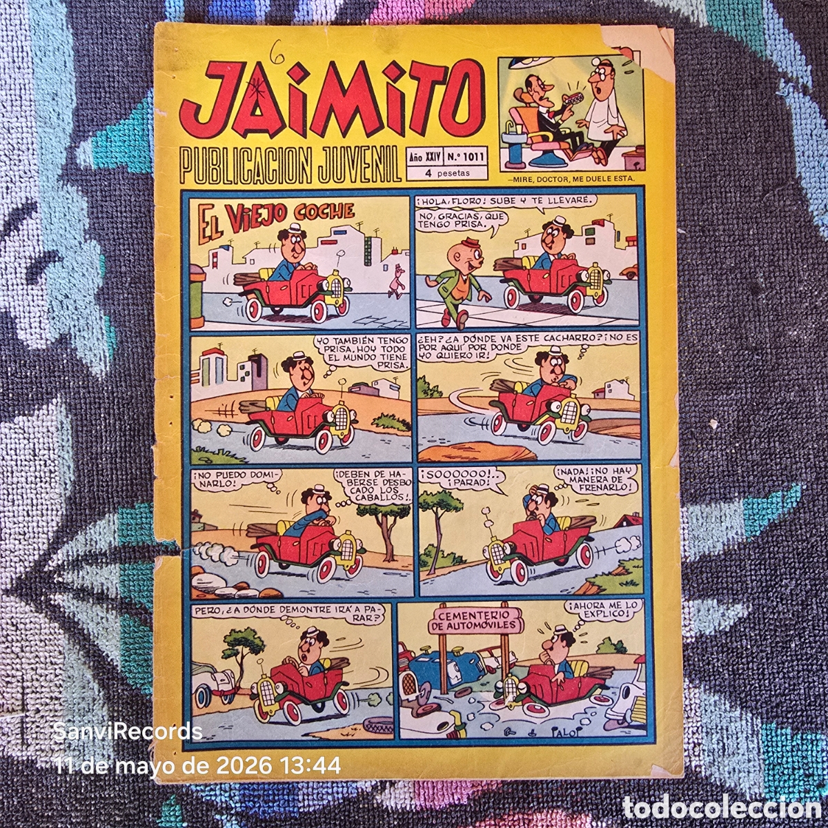 Tebeos: JAIMITO, PUBLICACI&Oacute;N JUVENIL 1011 (A&Ntilde;O XXIV) (VALENCIANA)