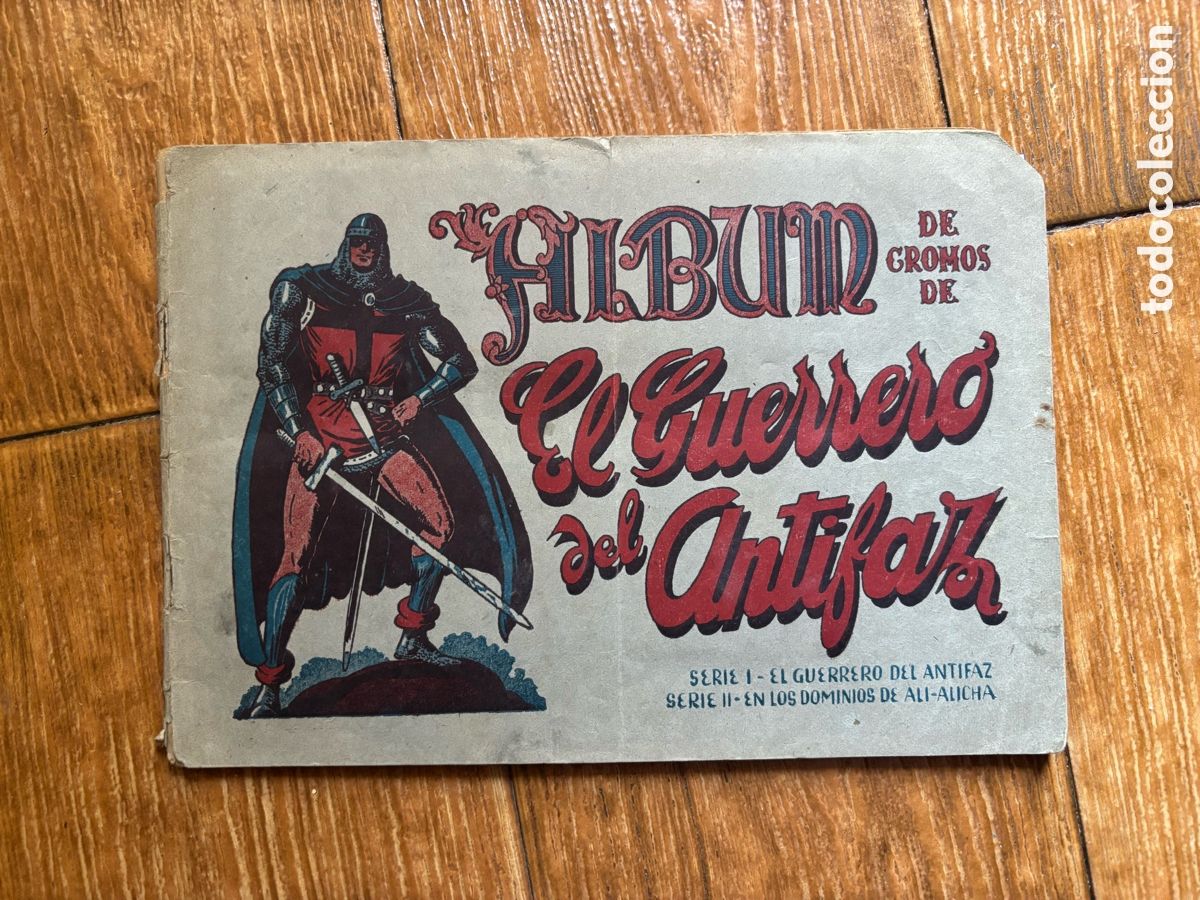 Tebeos: ALBUM DE CROMOS EL GUERRERO DEL ANTIFAZ N&ordm; 1 - SERIE I y SERIE II - EDITORIAL VALENCIANA ORIGINAL