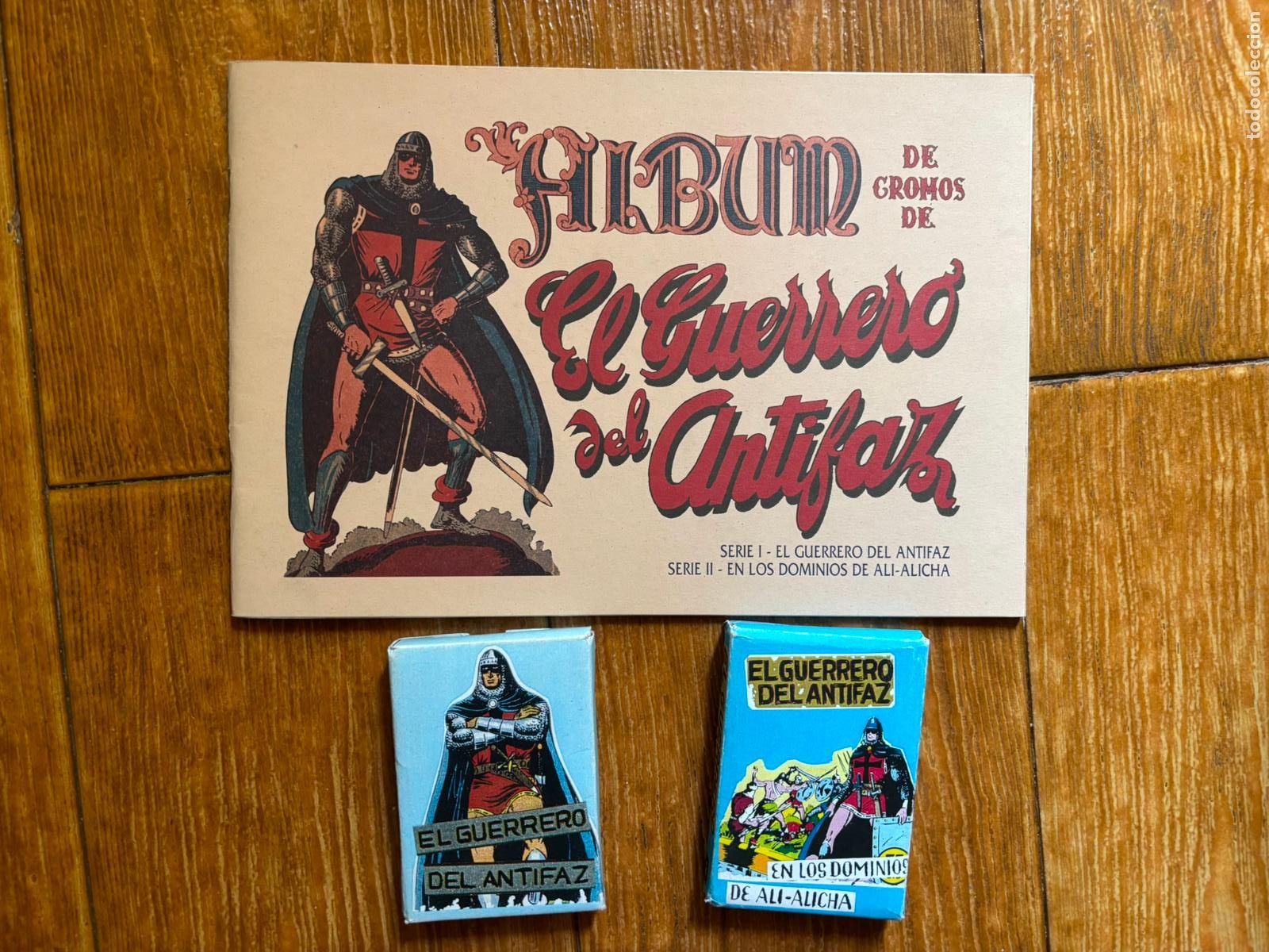 Tebeos: ALBUM DE CROMOS EL GUERRERO DEL ANTIFAZ N&ordm; 1 - SERIE I y SERIE II - EDITORIAL VALENCIANA FACSIMIL