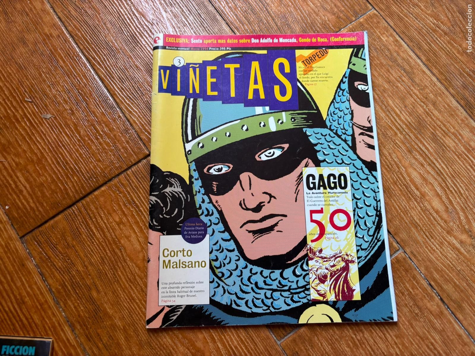 Tebeos: VI&Ntilde;ETAS. N&ordm; 3 50 ANIVERSARIO DEL GUERRERO DEL ANTIFAZ Especial MANUEL Gago