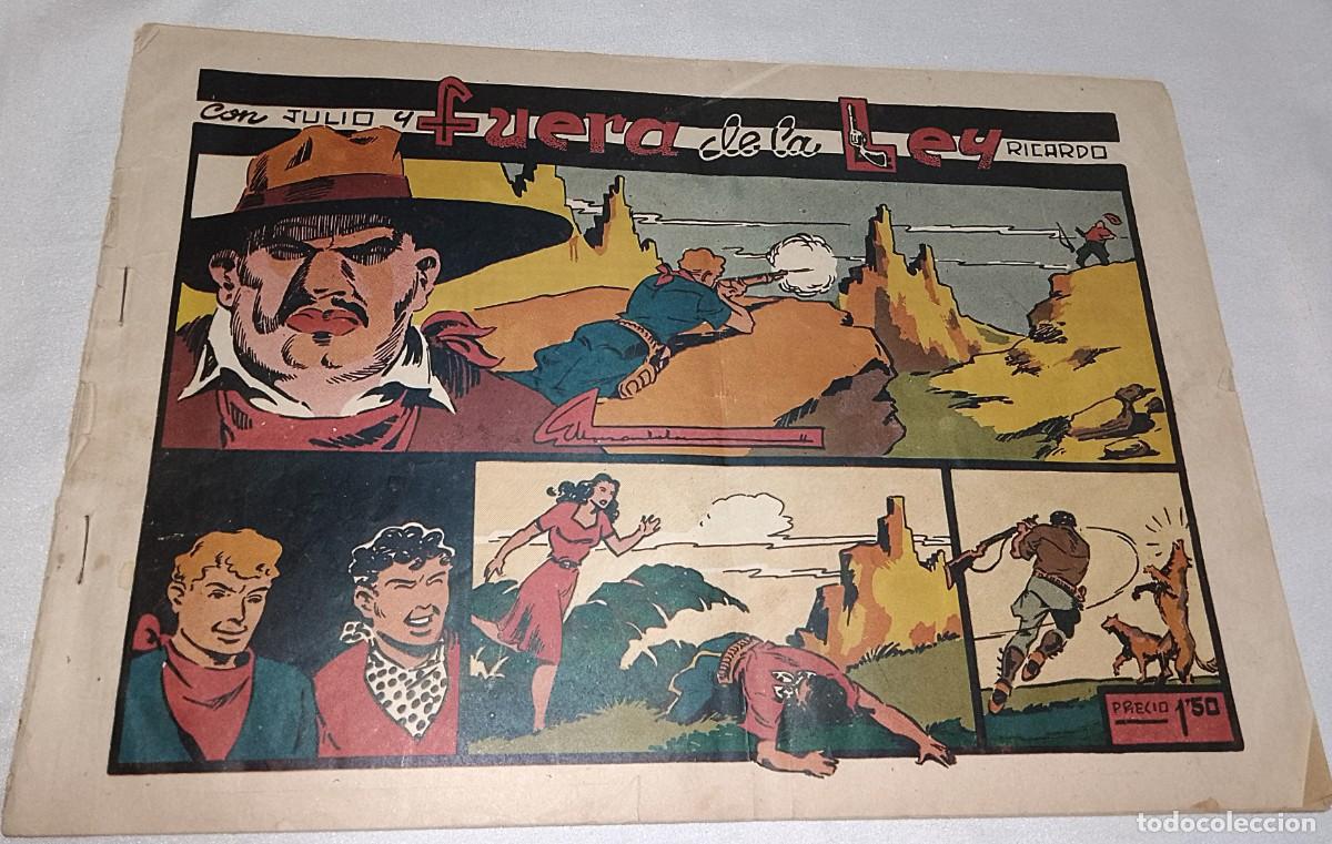 Tebeos: JULIO Y RICARDO N&ordm; 32 &Uacute;LTIMO ORIGINAL VALENCIANA 1942-BUEN ESTADO- VER FOTOS Y DESCRIPCION