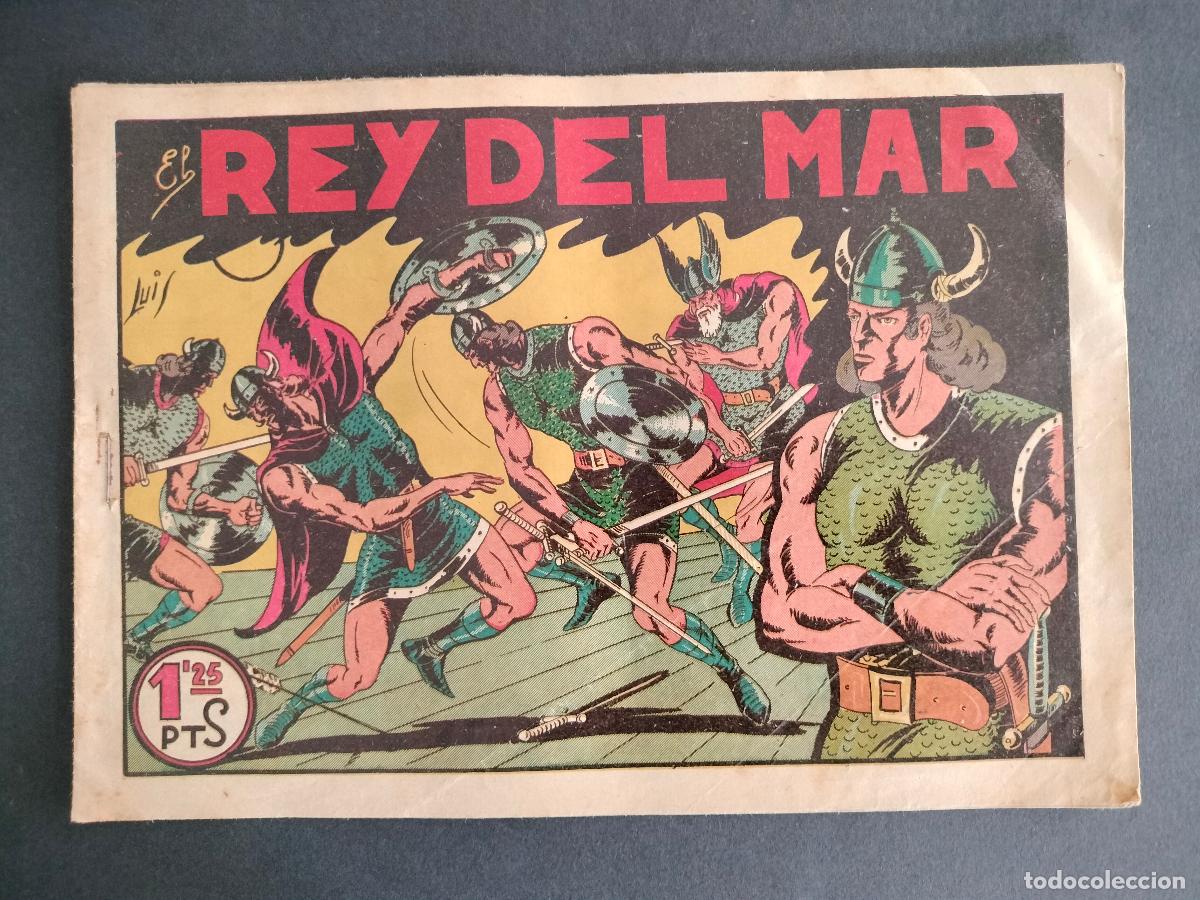 Tebeos: EL REY DEL MAR N&ordm; 1 ORIGINAL DE EPOCA VALENCIANA 1949 MUY DIFICIL!!!
