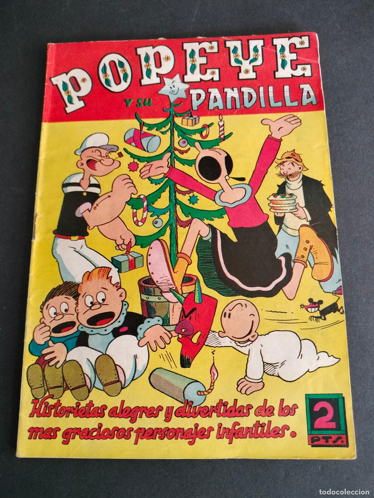 Tebeos: POPEYE Y SU PANDILLA ORIGINAL VALENCIANA 1956 MUY BUEN ESTADO!!!