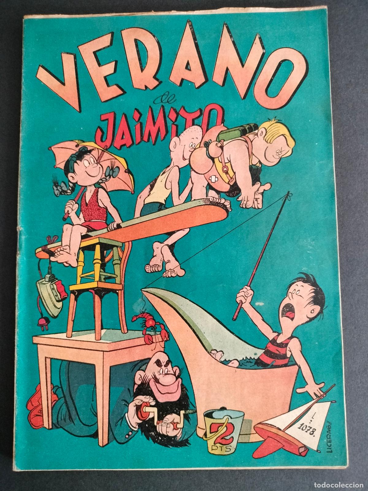 Giornalini: JAIMITO EXTRA VERANO DE JAIMITO 1950 ORIGINAL DE EPOCA VALENCIANA MUY BUEN ESTADO!!!