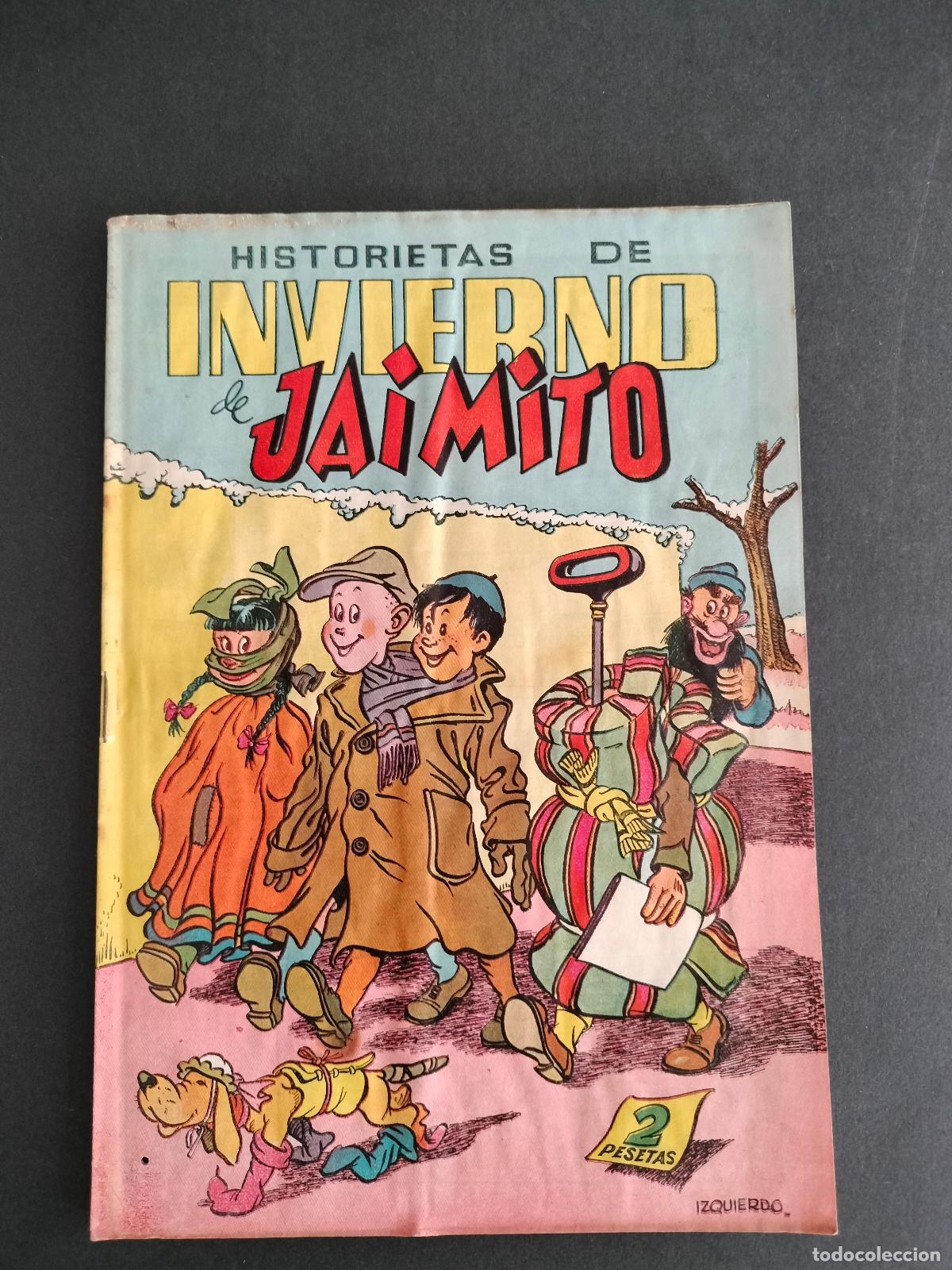 Tebeos: JAIMITO EXTRA HISTORIETAS DE INVIERNO DE JAIMITO 1953 ORIGINAL DE EPOCA VALENCIANA