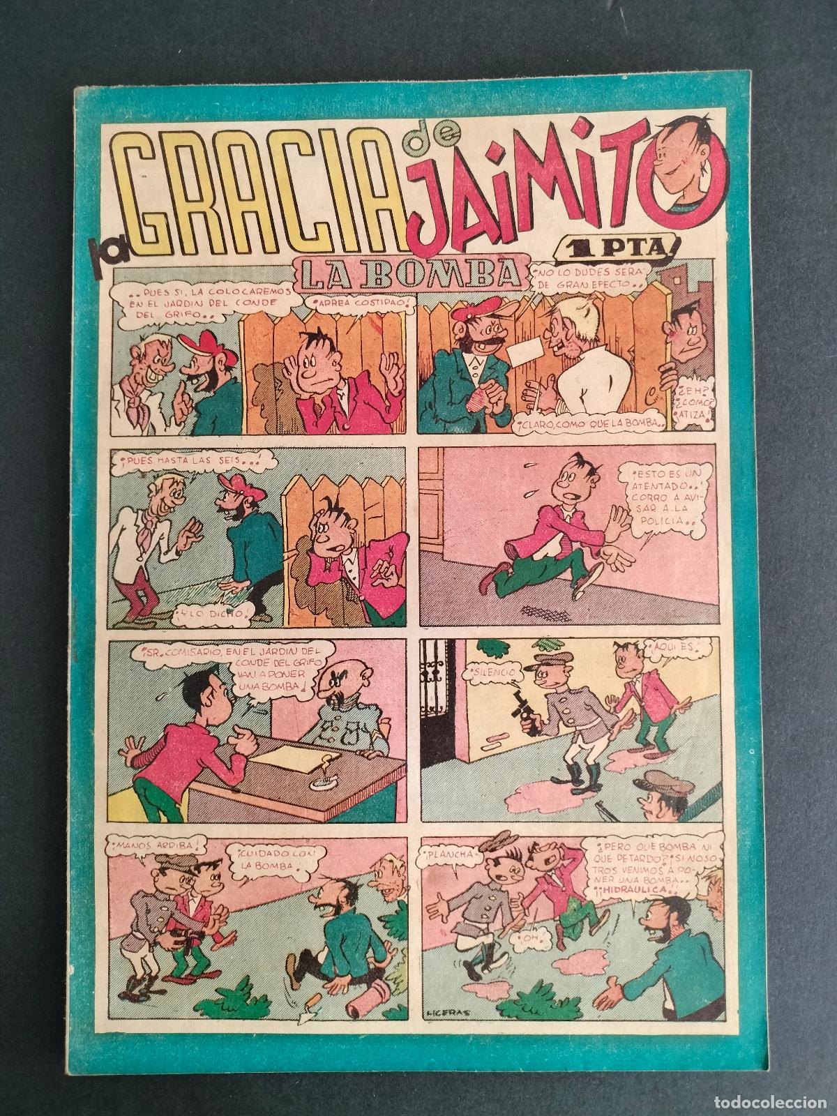 Tebeos: JAIMITO N&ordm; 16 ORIGINAL VALENCIANA 1946 BIEN CONSERVADO MUY DIFICIL!!!