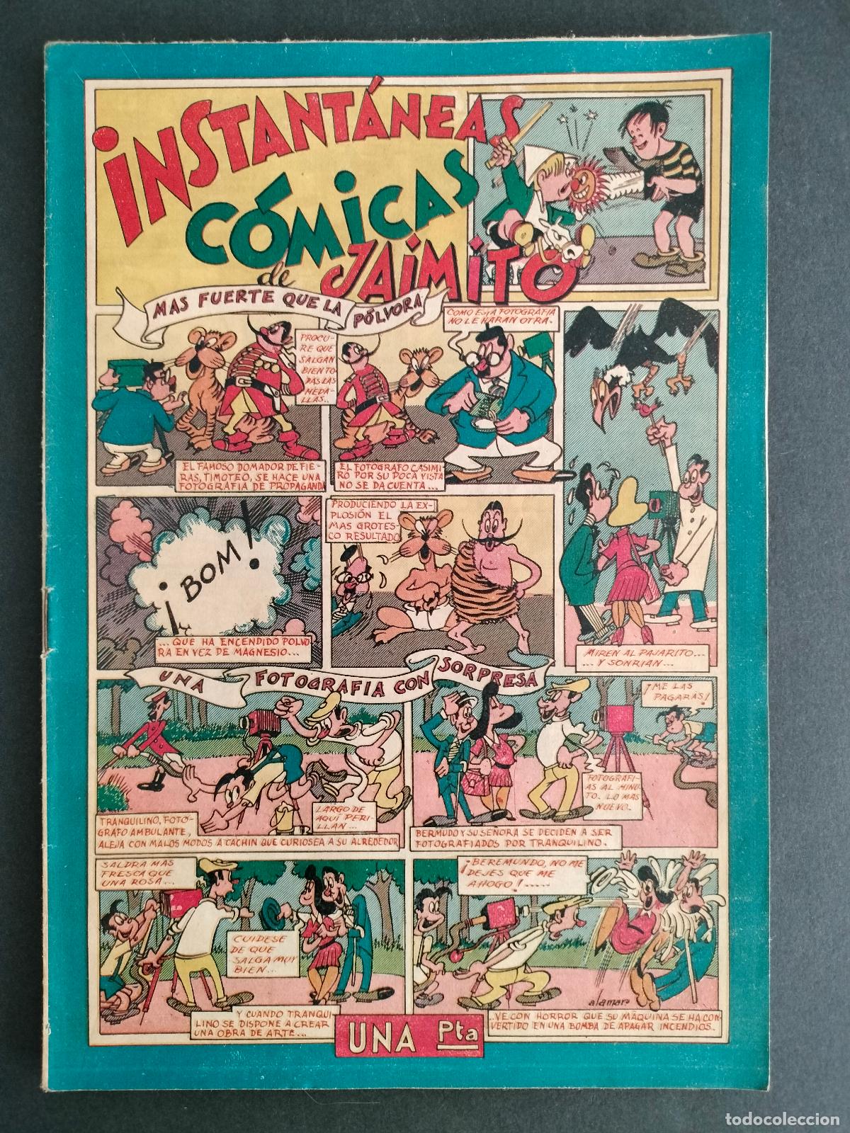 Tebeos: JAIMITO N&ordm; 20 ORIGINAL VALENCIANA 1947 MUY BUEN ESTADO MUY DIFICIL!!!