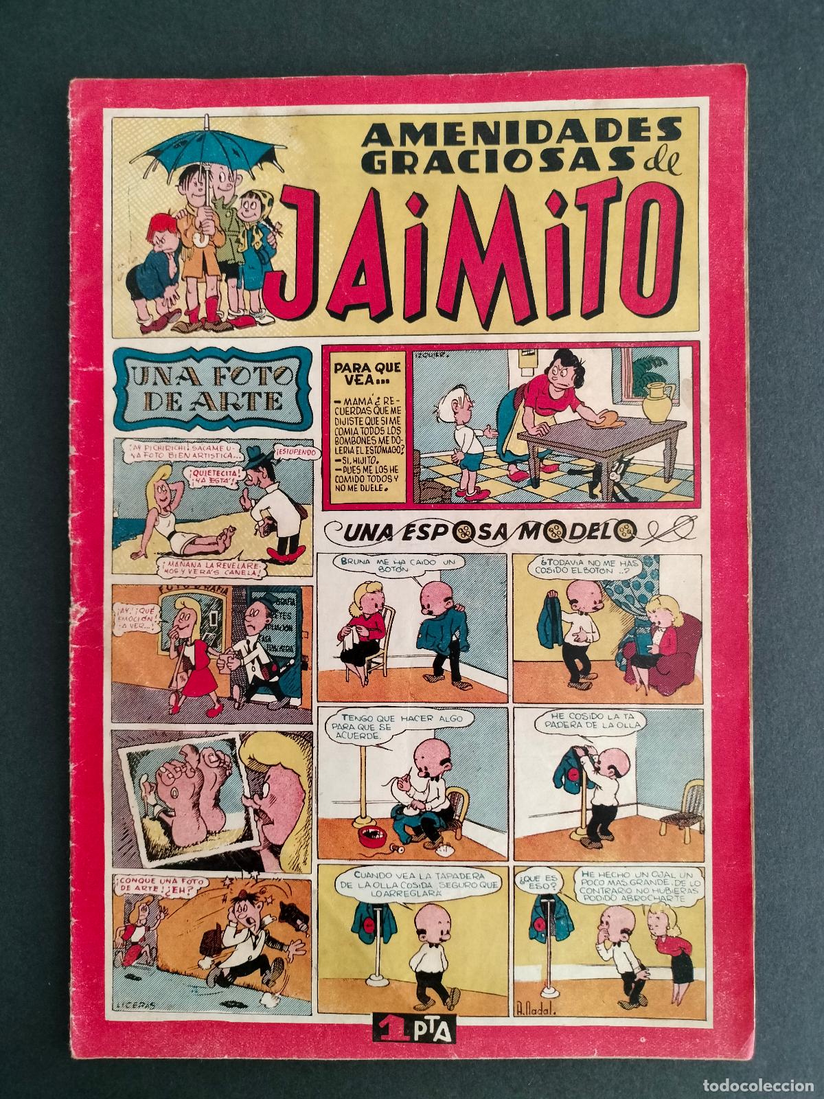 Giornalini: JAIMITO N&ordm; 32 ORIGINAL VALENCIANA 1948 BUEN ESTADO MUY DIFICIL!!!