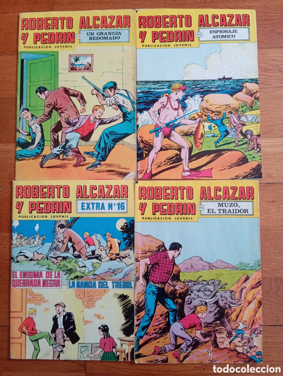Comics: Roberto Alcazar y Pedr&iacute;n 4 comics