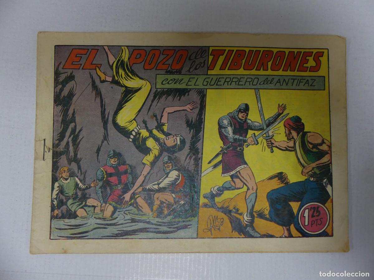 BDs: COMIC - EL POZO DE LOS TIBURONES &ndash; CON EL GUERRERO DEL ANTIFAZ &ndash; EDITORIAL VALENCIANA