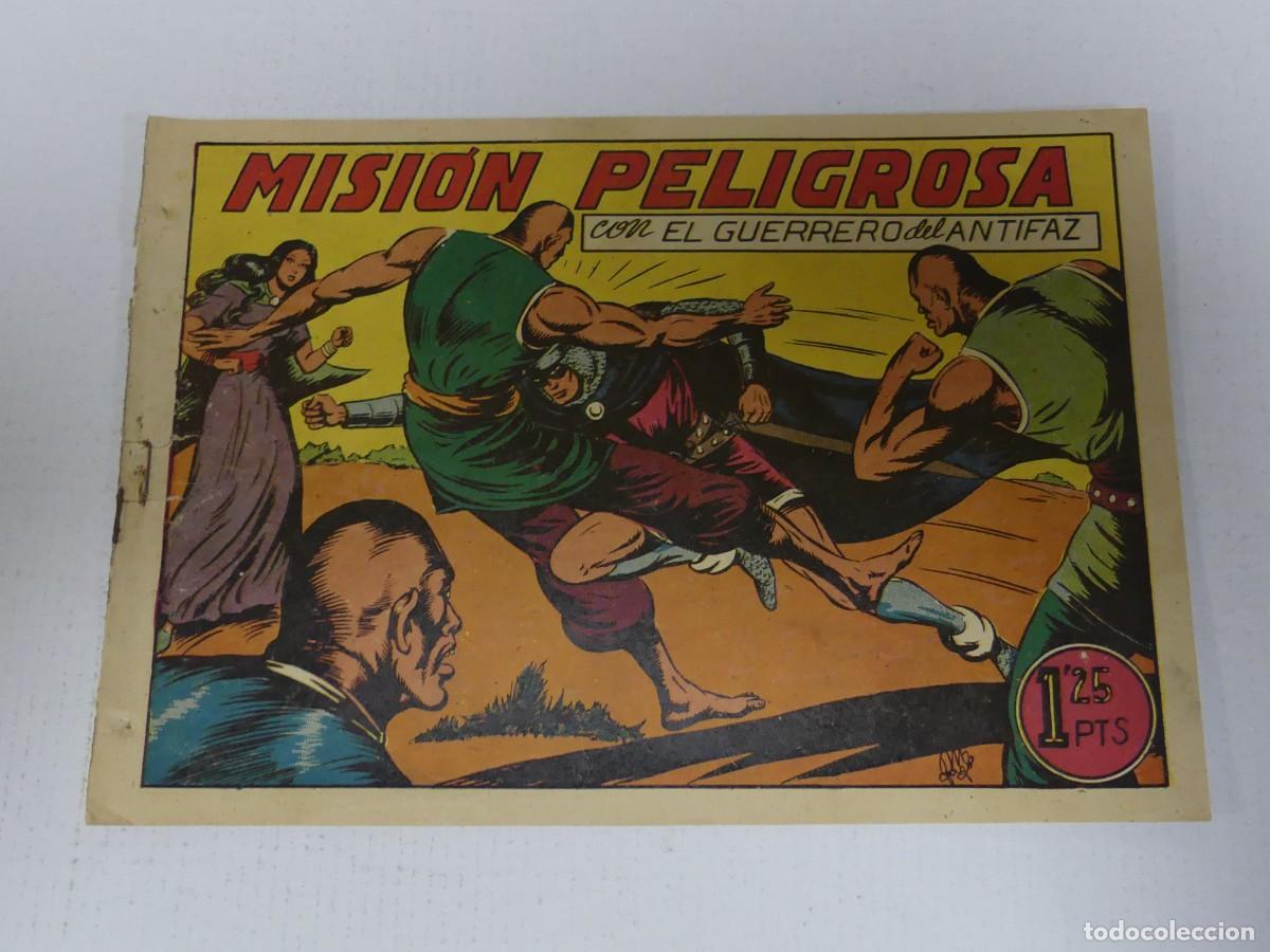 Giornalini: COMIC &ndash; MISION PELIGROSA &ndash; CON EL GUERRERO DEL ANTIFAZ &ndash; EDITORIAL VALENCIANA